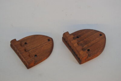 Bouzouki bridge, top nut and tailpiece