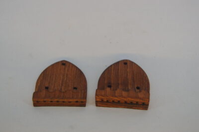 Bouzouki bridge, top nut and tailpiece