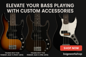 Enhance Your Bass Playing with Premium Accessories 1 Bass Thumb Rest and Ramp by bogoworkshop
