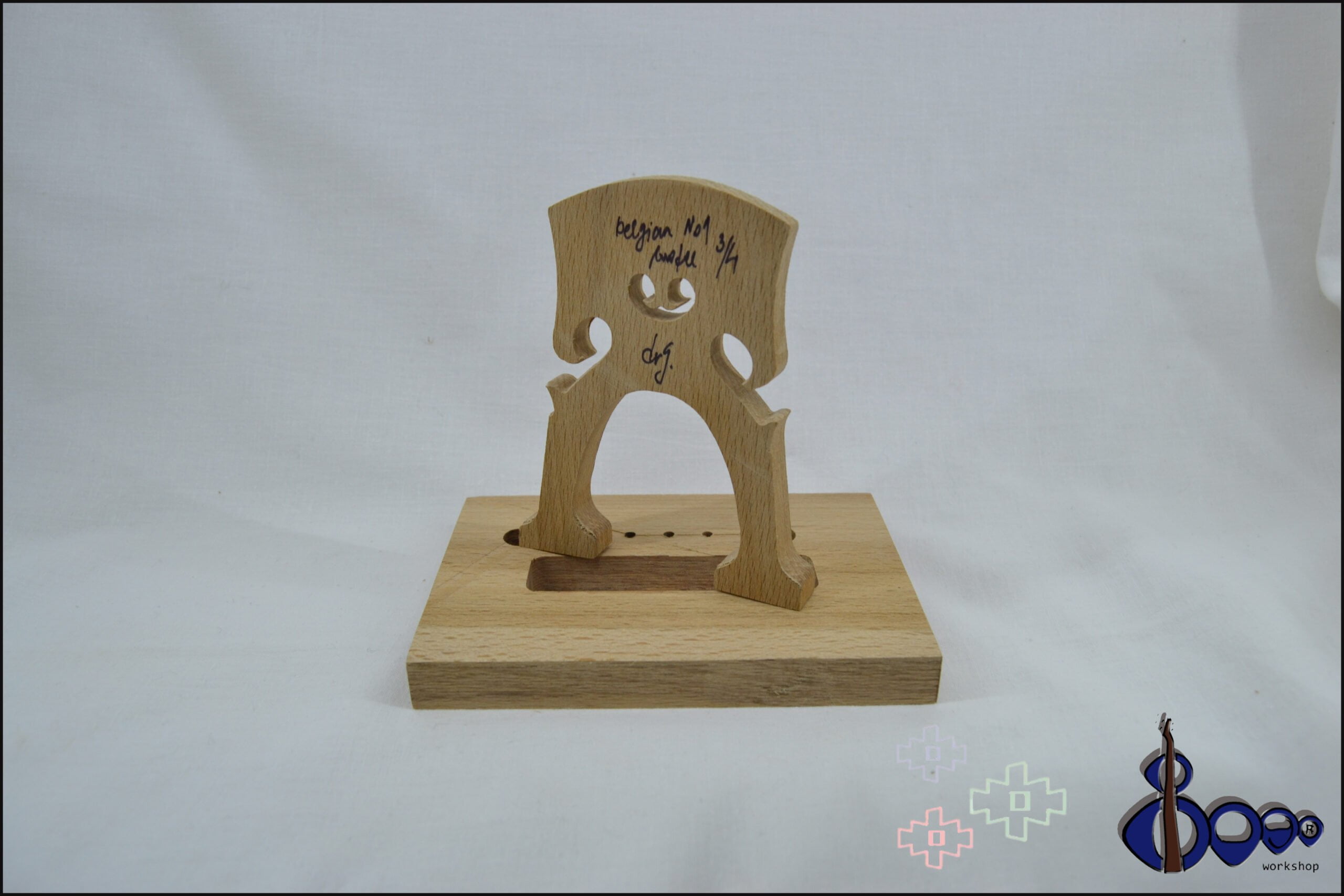 Toure Cello Bridge dr G – All Sizes Performance Model (Maple & Ash) 8 Toure Cello Bridge dr G – All Sizes Performance Model (Maple & Ash) - Image 8