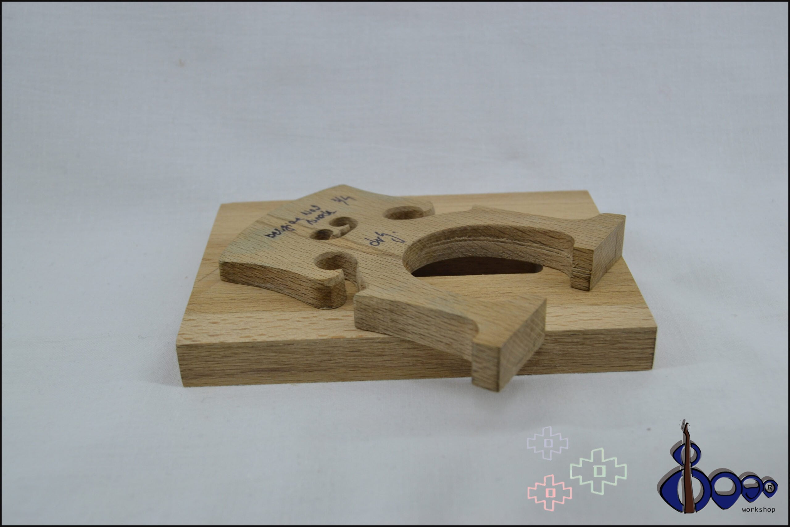 Toure Cello Bridge dr G – All Sizes Performance Model (Maple & Ash) 6 Toure Cello Bridge dr G – All Sizes Performance Model (Maple & Ash) - Image 6