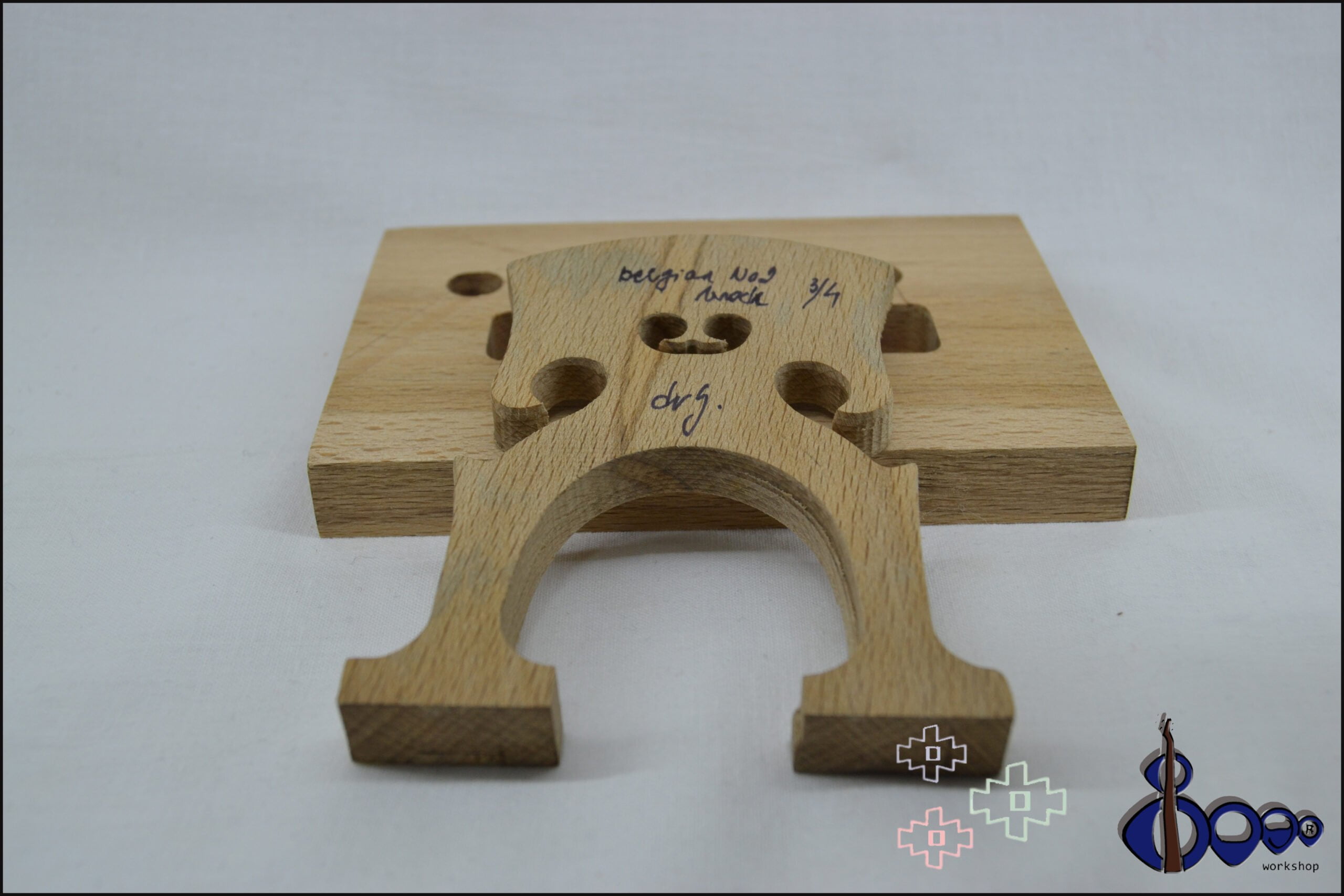 Toure Cello Bridge dr G – All Sizes Performance Model (Maple & Ash) 4 Toure Cello Bridge dr G – All Sizes Performance Model (Maple & Ash) - Image 4