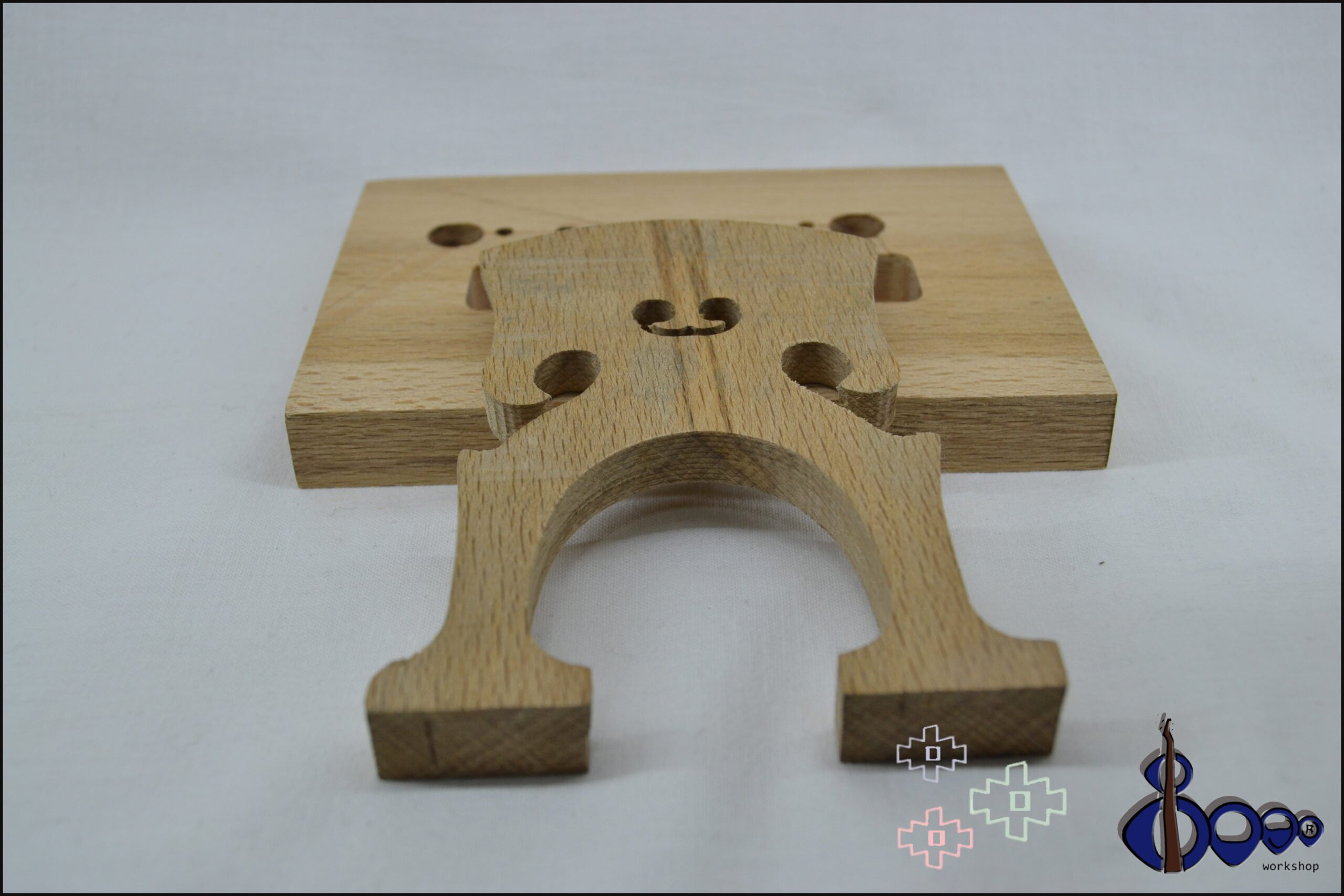 Toure Cello Bridge dr G – All Sizes Performance Model (Maple & Ash) 3 Toure Cello Bridge dr G – All Sizes Performance Model (Maple & Ash) - Image 3