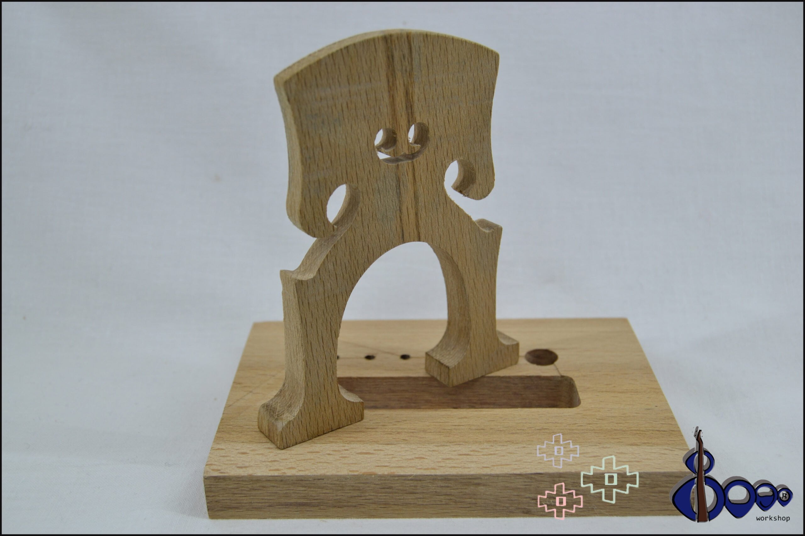 Toure Cello Bridge dr G – All Sizes Performance Model (Maple & Ash) 2 Toure Cello Bridge dr G – All Sizes Performance Model (Maple & Ash) - Image 2