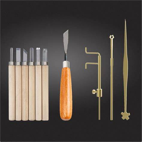 Choosing the Ideal Wood for String Instrument Bridges 11 Bridge carving tools