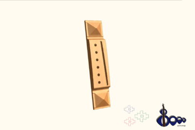 Bridge for acoustic guitar Parlor 1