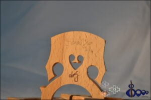 French Cello Bridge Three-Quarter