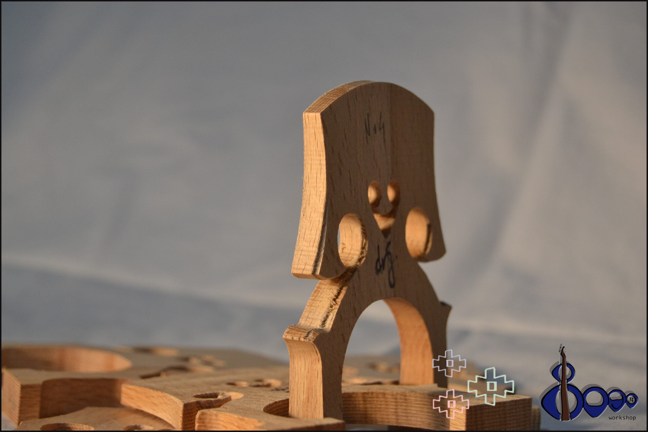 Dr G Cello Bridge Bausch 1 Model 3/4 3 Dr G Cello Bridge Bausch 1 Model 3/4 - Image 3