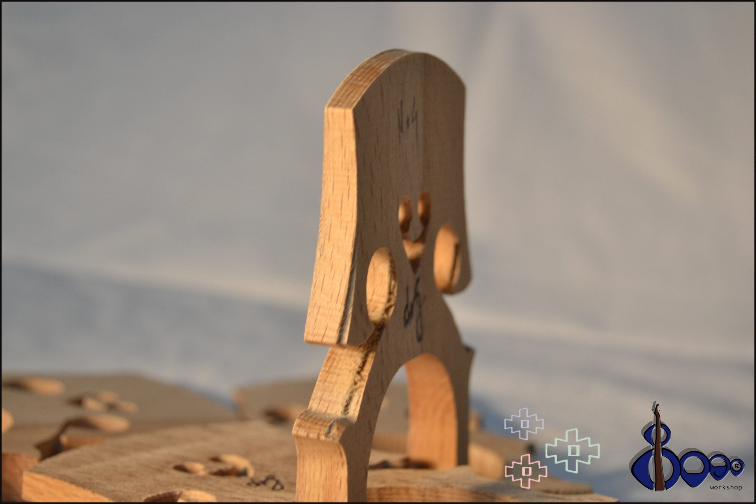 Dr G Cello Bridge Bausch 1 Model 3/4 2 Dr G Cello Bridge Bausch 1 Model 3/4 - Image 2