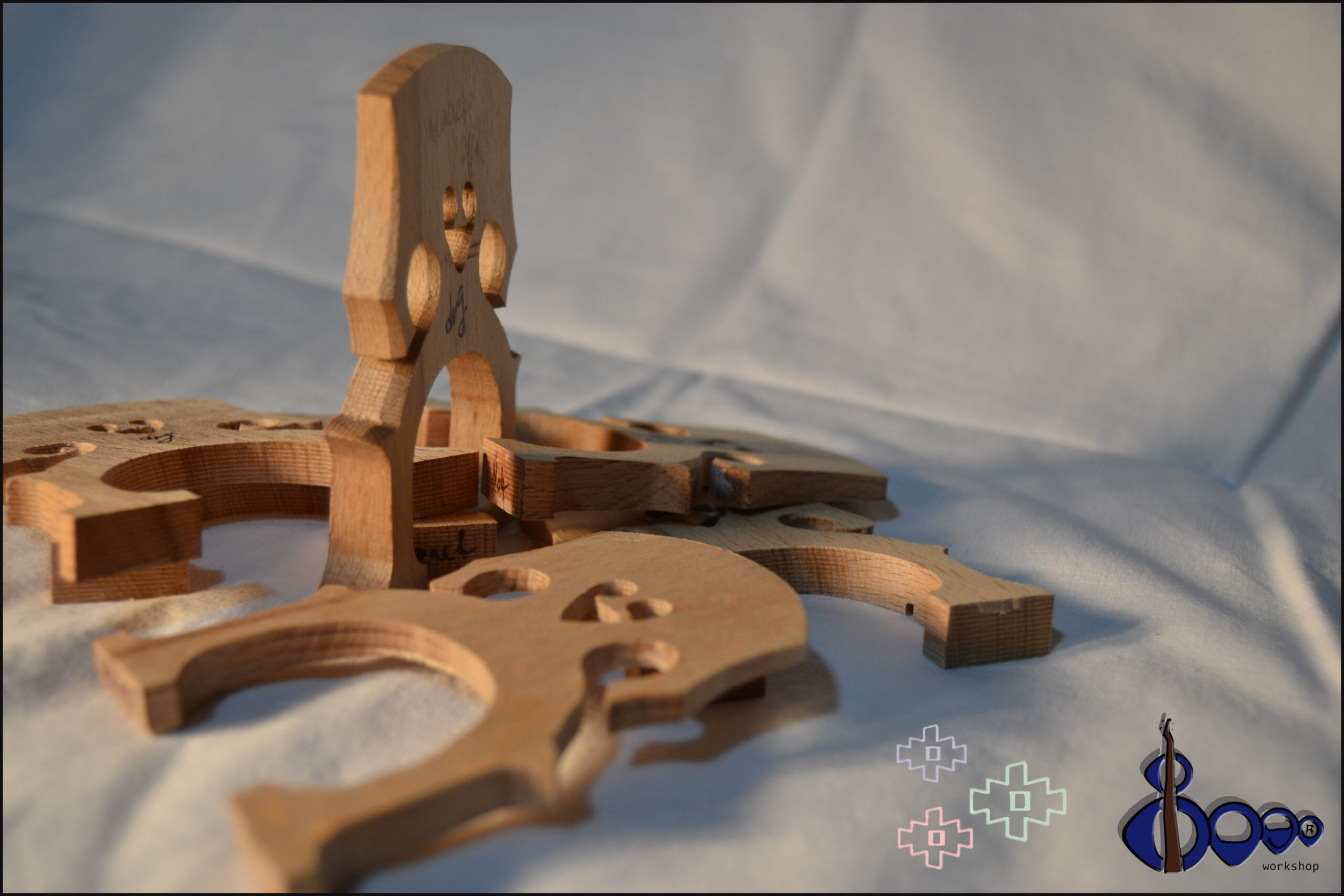 German Cello Bridge Half Size – Tone-Focused German Model