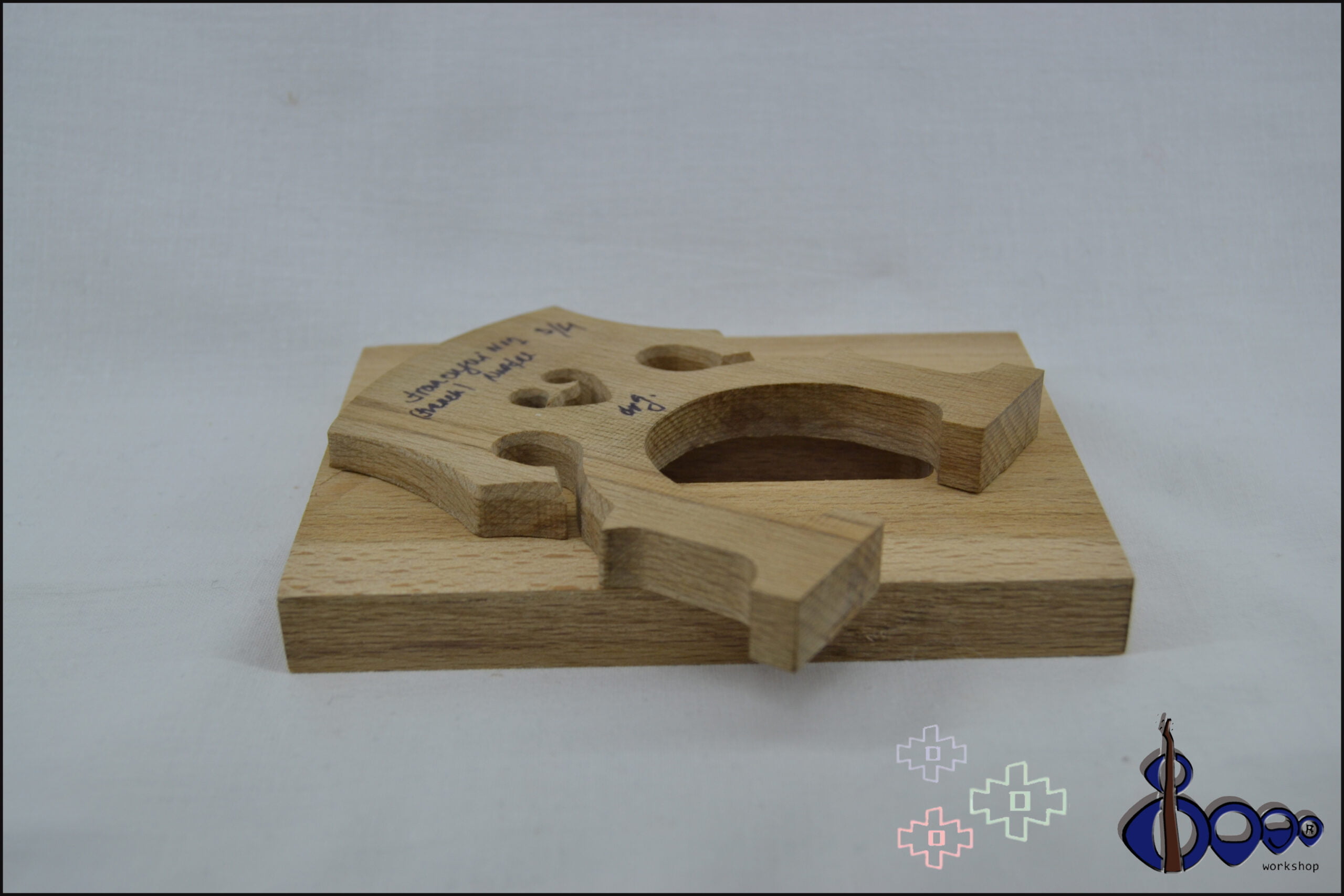 French 2 Cello Bridge Quarter Size – High‑Grade Maple Model 5 French 2 Cello Bridge Quarter Size – High‑Grade Maple Model - Image 5
