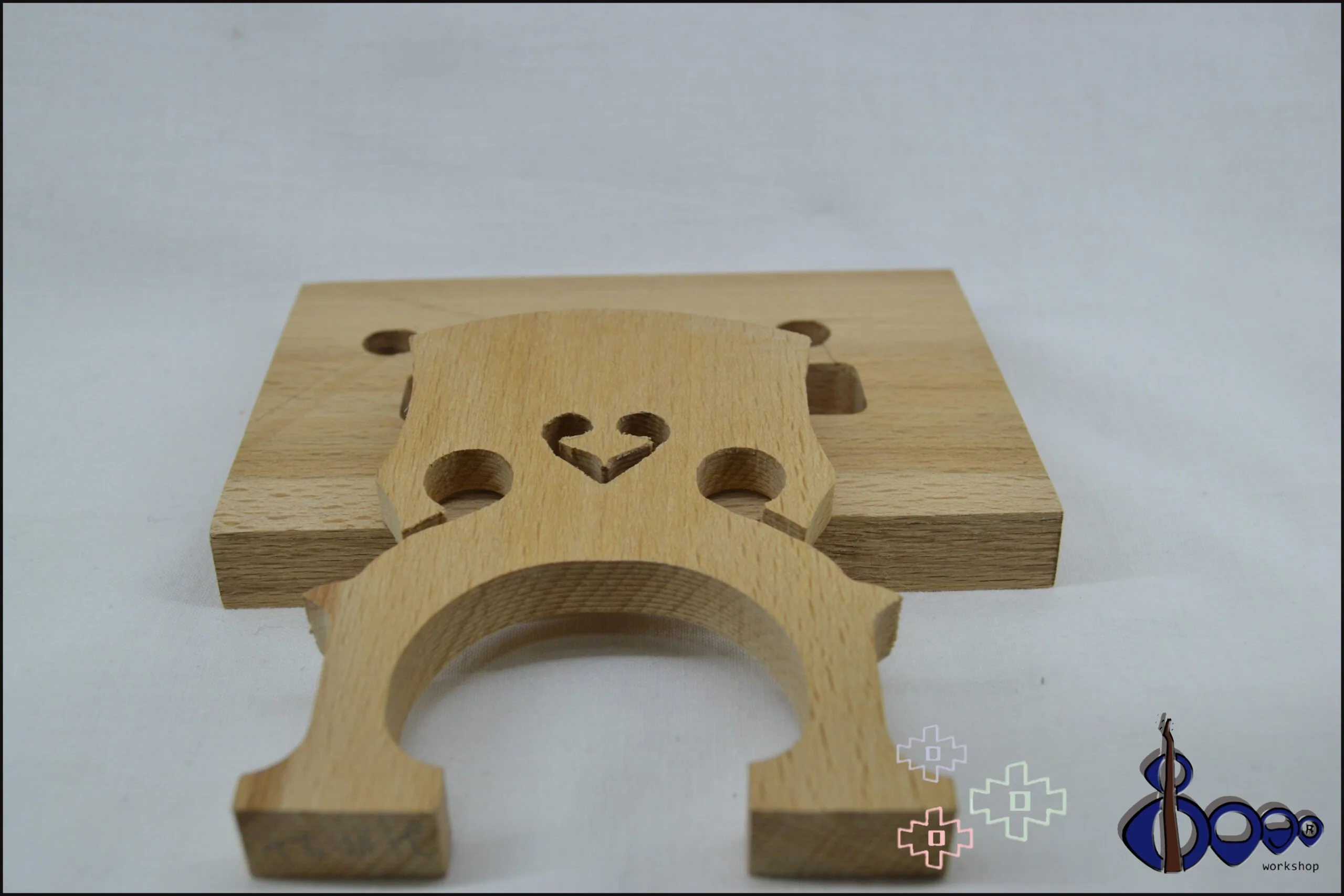 Toure cello bridge – handcrafted in maple or ash, sizes 1/4, 1/2, 3/4, 4/4