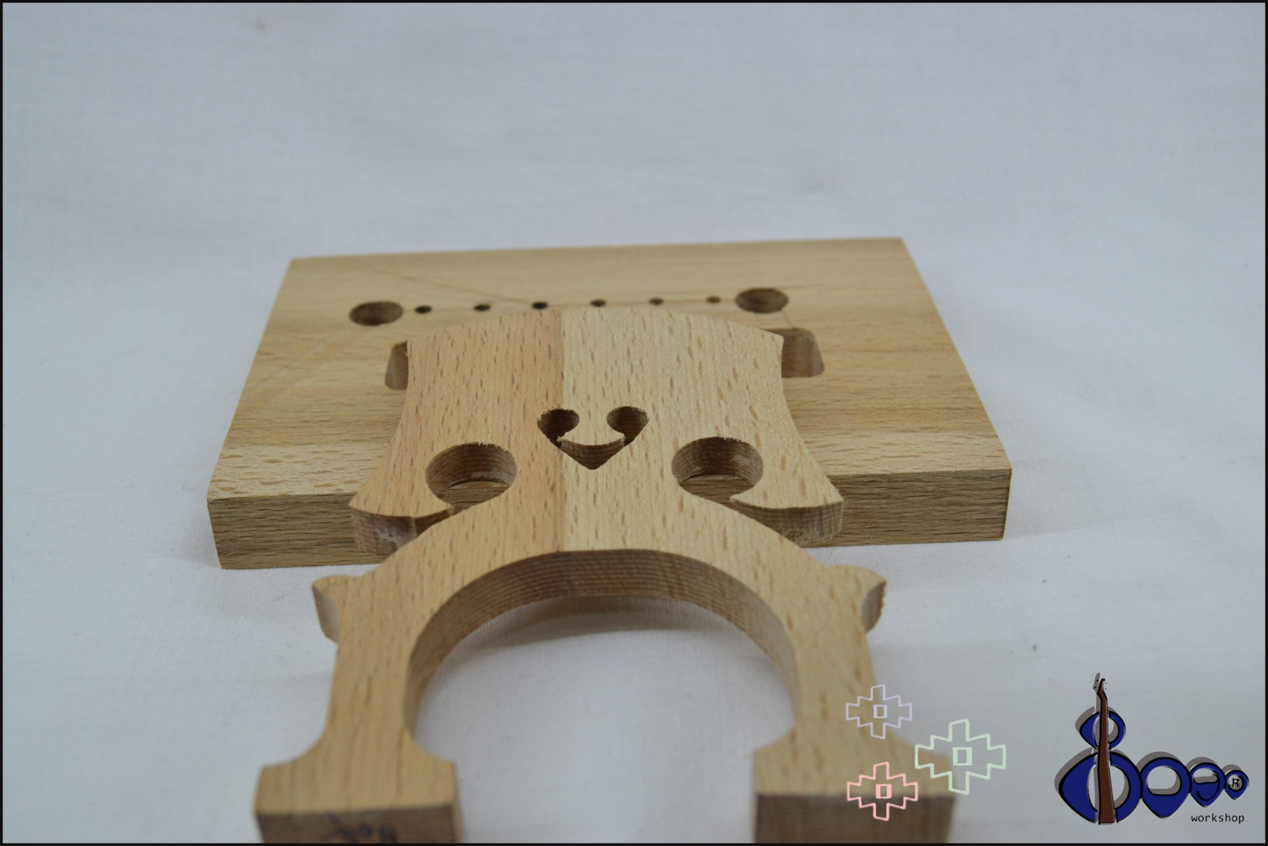 Cello Bridge Bausch 2 Model Half Size 3 Cello Bridge Bausch 2 Model 1/4