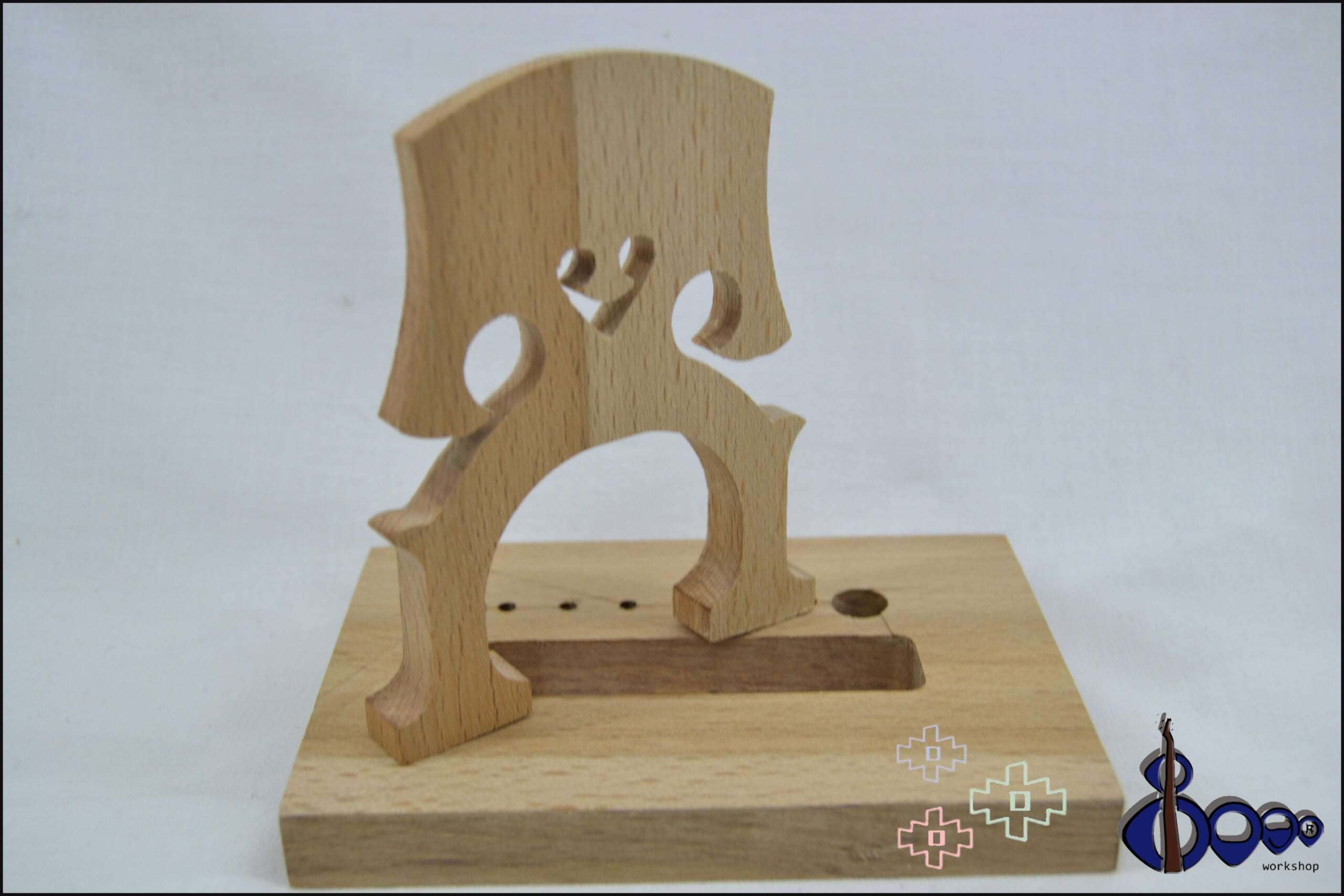 Cello Bridge Bausch 2 Model Half Size 2 Cello Bridge Bausch 2 Model Half Size - Image 2