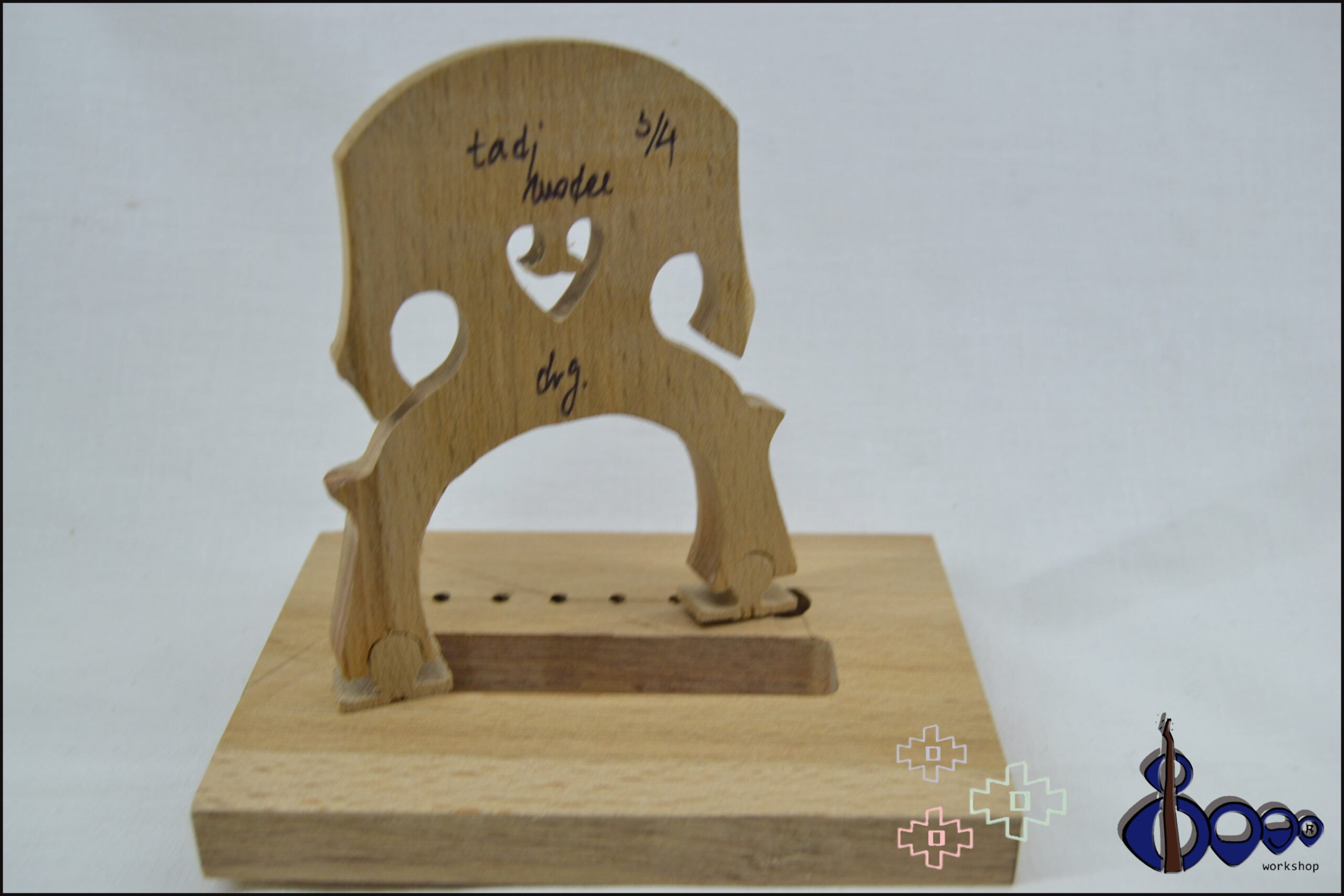 Adjustable Cello Bridge Quarter Size – Pro‑Grade Maple Model