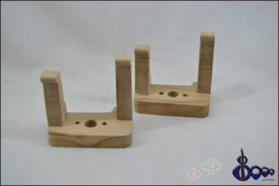 Violin and viola and bow wall mount
