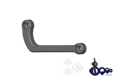 Thumb rest for Fender Jazz 4 post 2010 (M-1)