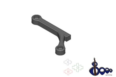 Thumb rest for Fender Jazz 4 post 2010 (M-6)