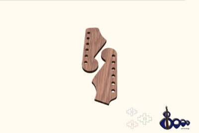 Fender headstock routing template (M-10/20)