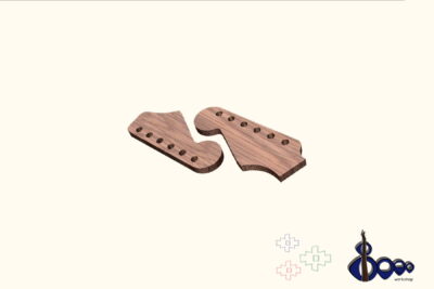 Fender headstock routing template (M-10/20)