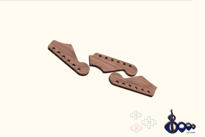 Fender headstock routing template (M-11/20)