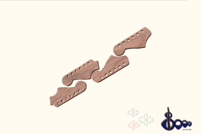 Fender headstock routing template (M-16/20)