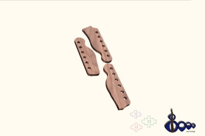 Fender headstock routing template (M-3/20)