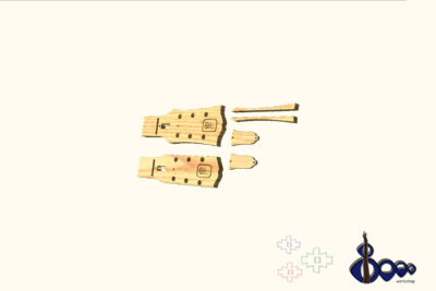 Gibson ES-355 Headstock Routing template