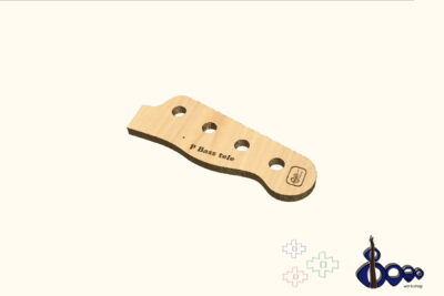 Headstock routing template for Fender Telecaster Bass