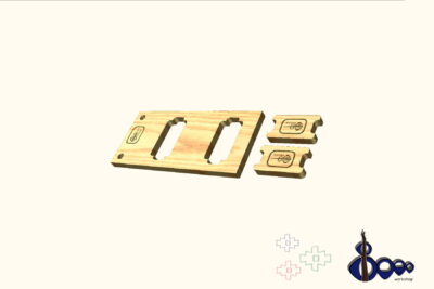 Gibson ES-355 Pickups routing template
