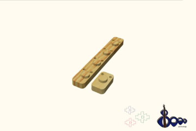 Schaller BM V tuners and tuners screws drilling template
