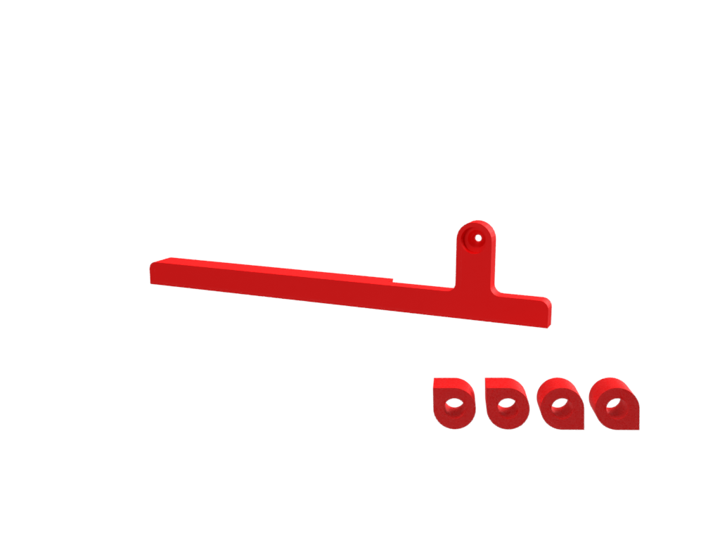 Rendered image of red ramp for Strandberg TT-5