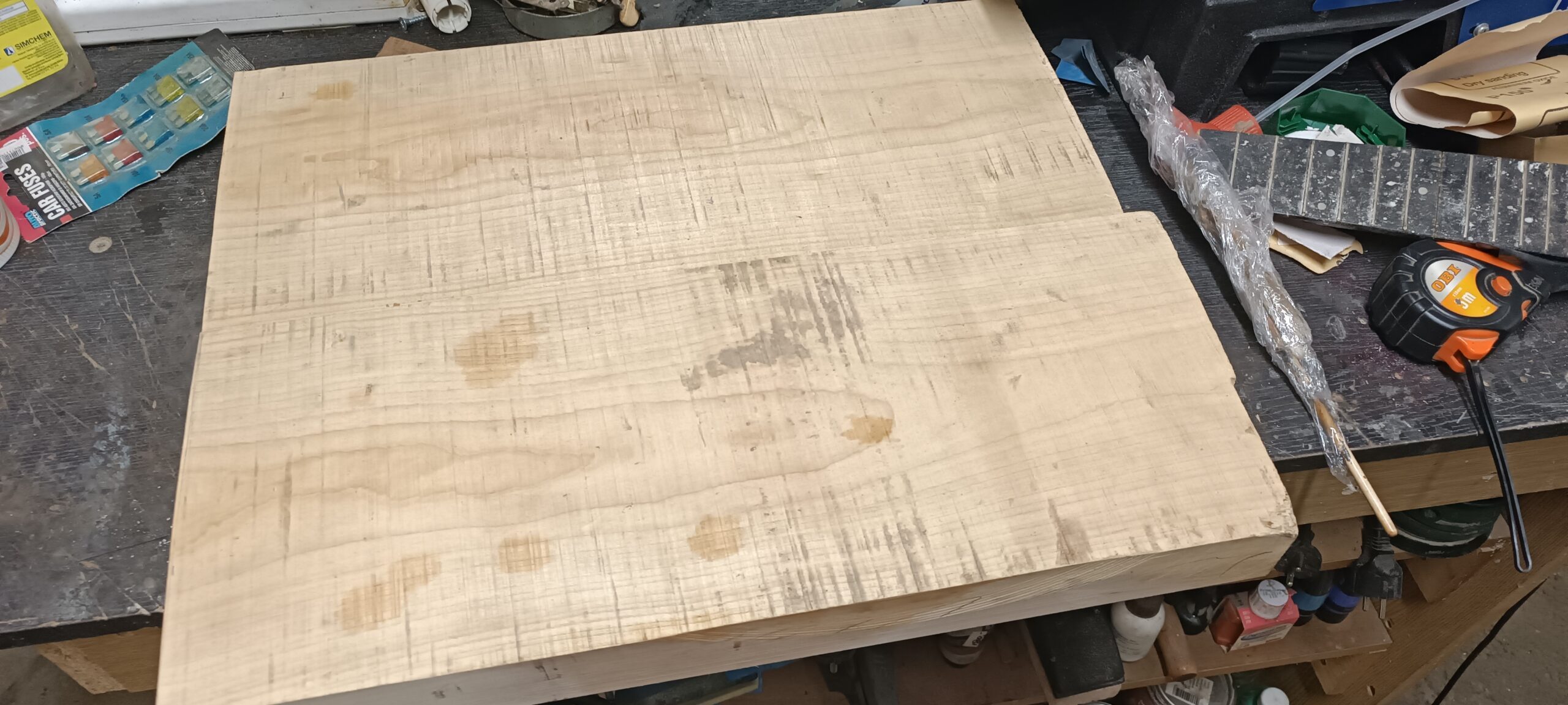 Body blank surface prep