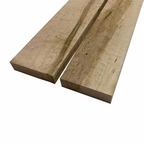 Choosing the Ideal Wood for String Instrument Bridges 6 Sugar Maple Boards