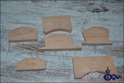 Templates set for violin, viola