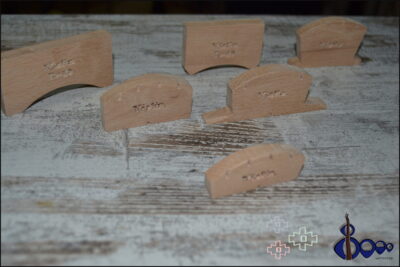 Templates set for violin, viola