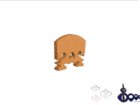 Baroque violin bridge 7/8