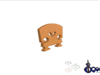 Cutted Violin Bridge 7/8 Dr G