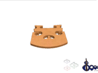 Violin Bridge Cutted Model 1/2 Dr G