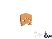 French Violin Bridge 1/4 Dr G