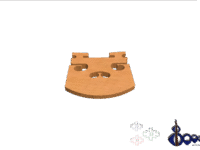 French Violin Bridge 3/4 Dr G