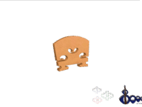 German Violin Bridge 1/4 Dr G