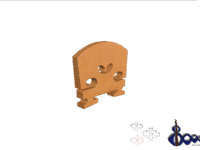 German Violin Bridge 1/2 Dr G