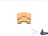 German Violin Bridge 3/4 Dr G