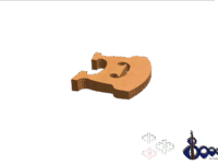 Dr G Hardanger Violin Bridge 7/8