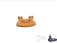 Hardanger Violin Bridge 1/2 Dr G