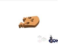 Handcrafted Tourte Violin Bridge 3/4