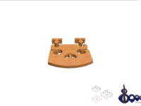 4/4 adjustable violin bridge