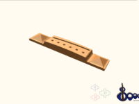 Bridge for acoustic guitar Parlor 1