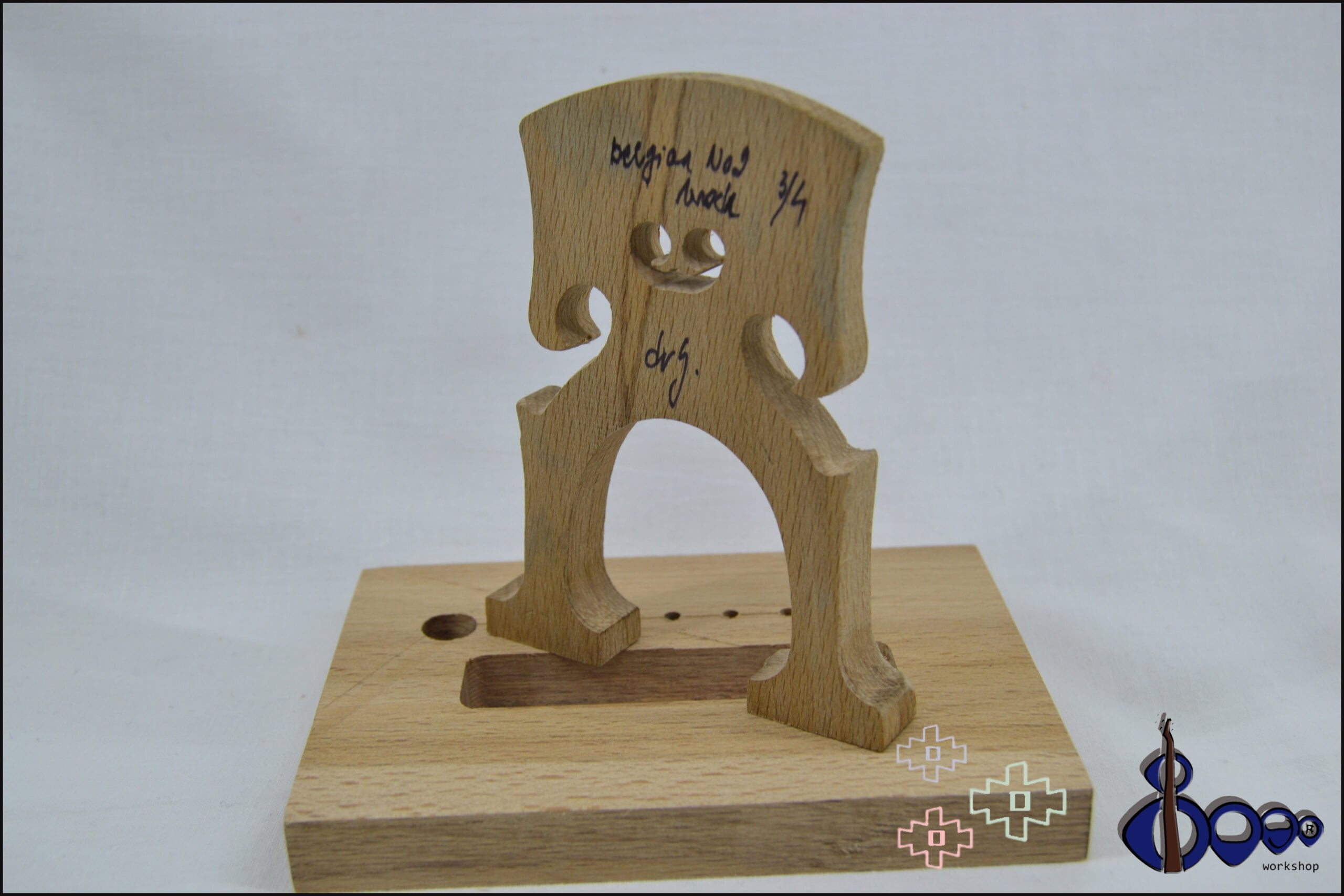 Cello bridge 1/4 Belgium 2 model